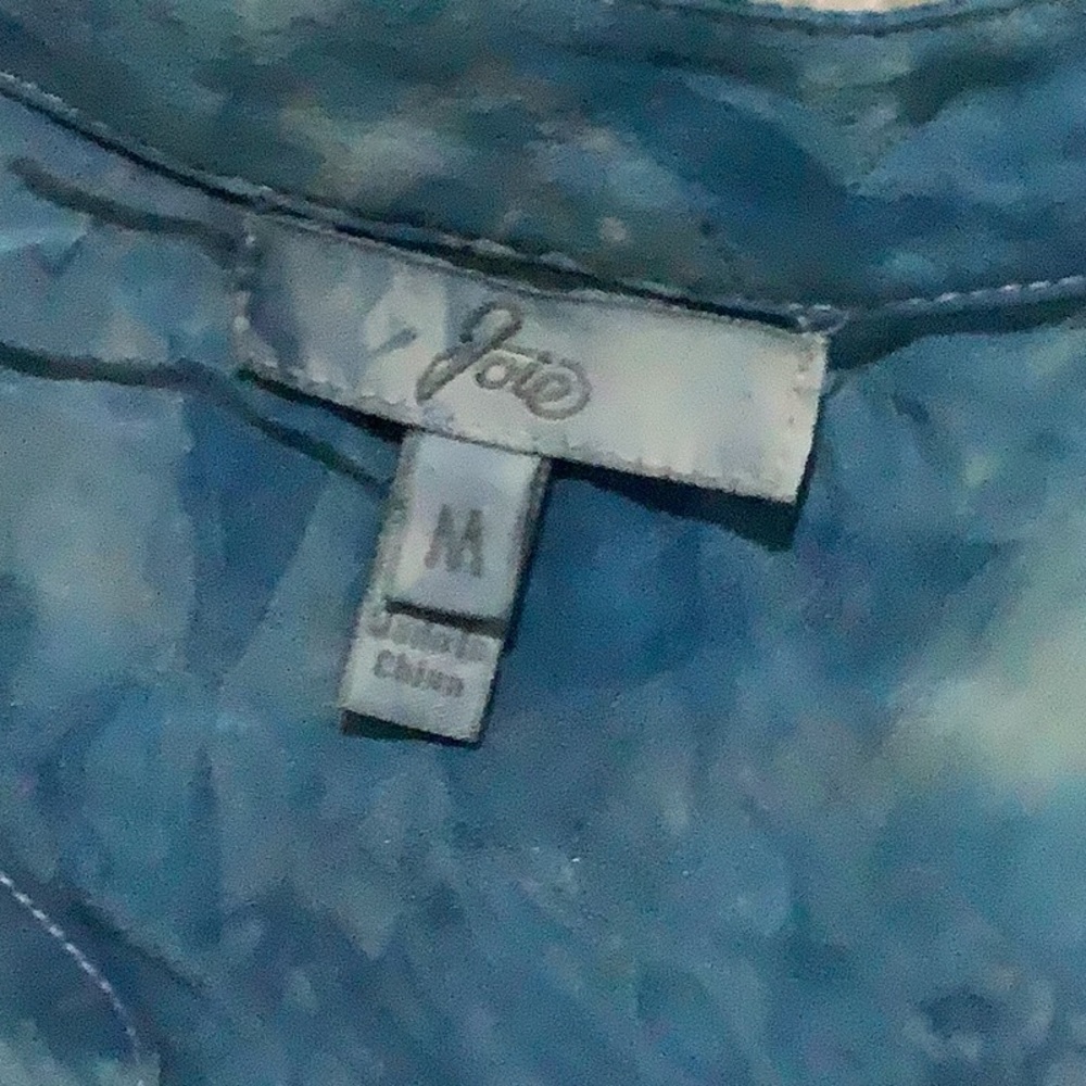 Joie women’s blue tie dye silky summer beach Top size medium - Picture 4 of 6